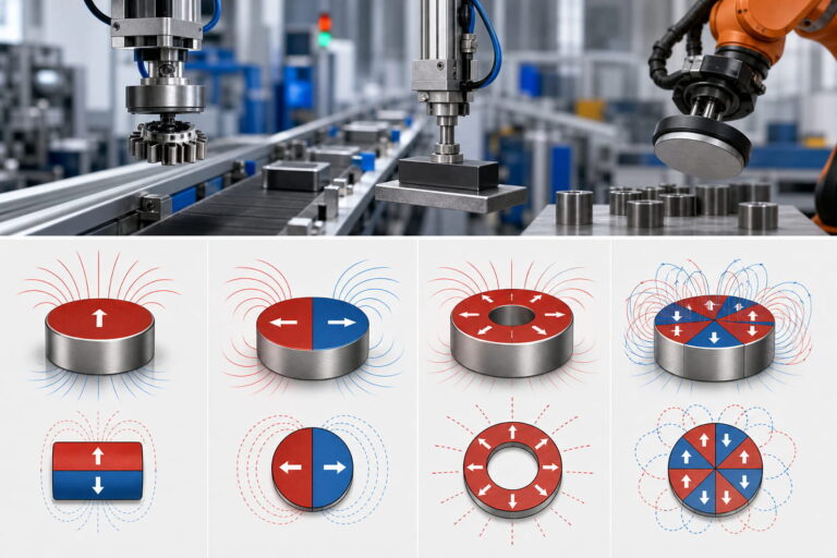 Aimants pour l'automatisation industrielle 26 Automatisation industrielle — Magnétisation sur mesure des aimants