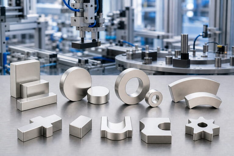 Aimants pour l'automatisation industrielle 25 Aimants pour l'automatisation industrielle : formes sur mesure