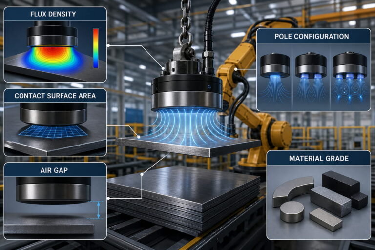 Aimants pour l'automatisation industrielle 16 Automatisation industrielle : principaux facteurs techniques liés aux aimants
