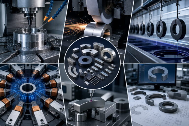 Aimants pour l'automatisation industrielle 18 Capacités de fabrication d'aimants pour l'automatisation industrielle
