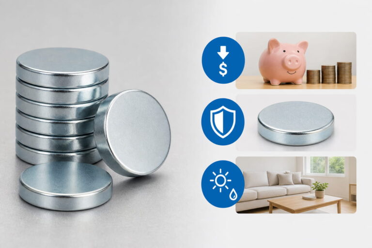 Guide de revêtement des aimants en néodyme n° 8 Avantages du revêtement en zinc des aimants en néodyme