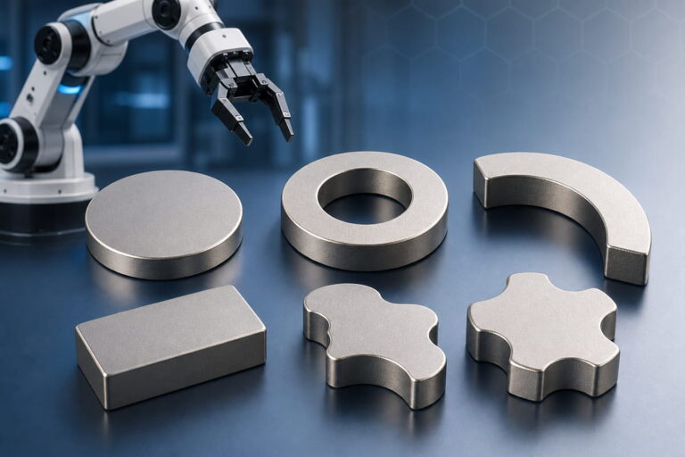 Aimants pour la robotique et l'automatisation 18 Formes personnalisées « Robotics Magnet »