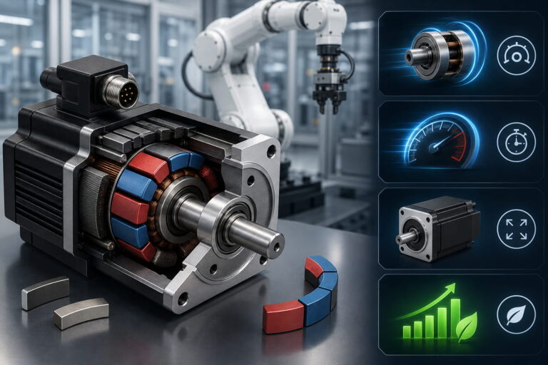 Aimants pour la robotique et l'automatisation 2 Aimant robotique pour servomoteurs