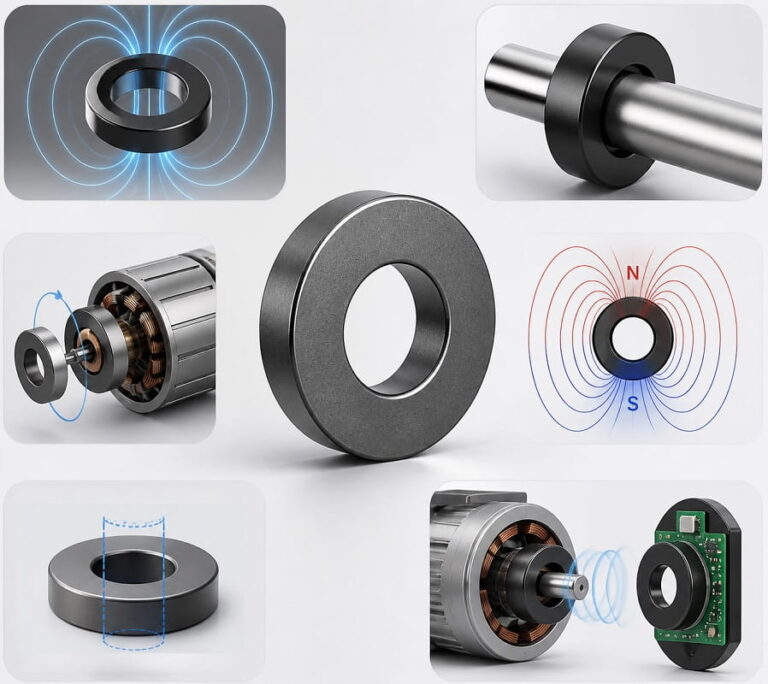 Aimants annulaires 2 Avantages des aimants annulaires : image
