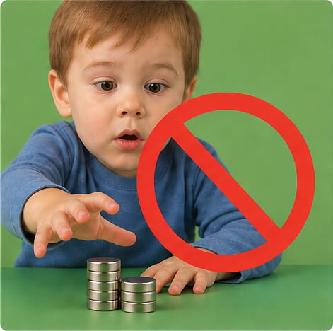 Sécurité des enfants : comment ranger les aimants en néodyme