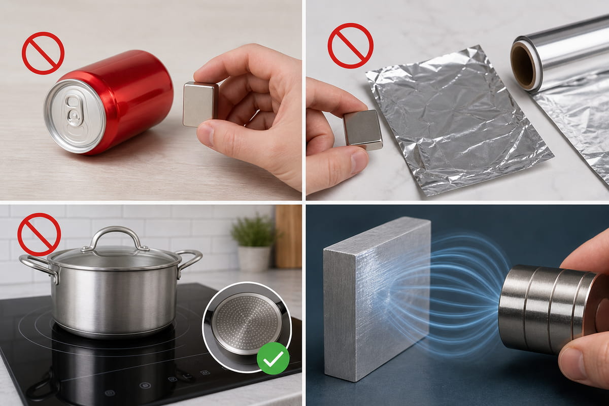 Un aimant adhère-t-il à l'aluminium ? (Voici la vérité !) 7 Idées reçues courantes sur les aimants et l'aluminium