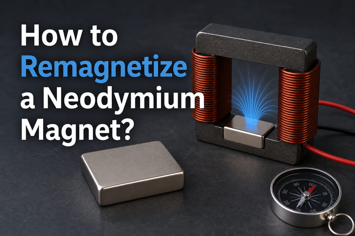 Comment remagnétiser un aimant en néodyme ? 3 méthodes utiles 3 Comment remagnétiser un aimant en néodyme