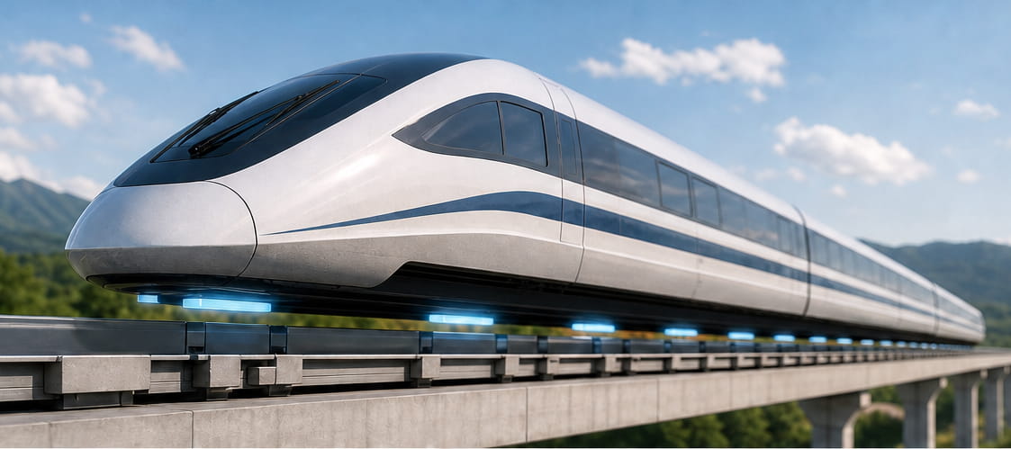 Trains à sustentation magnétique