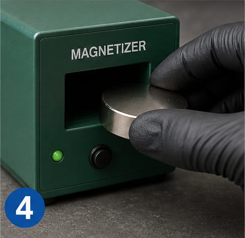 Remagnétiser ensuite