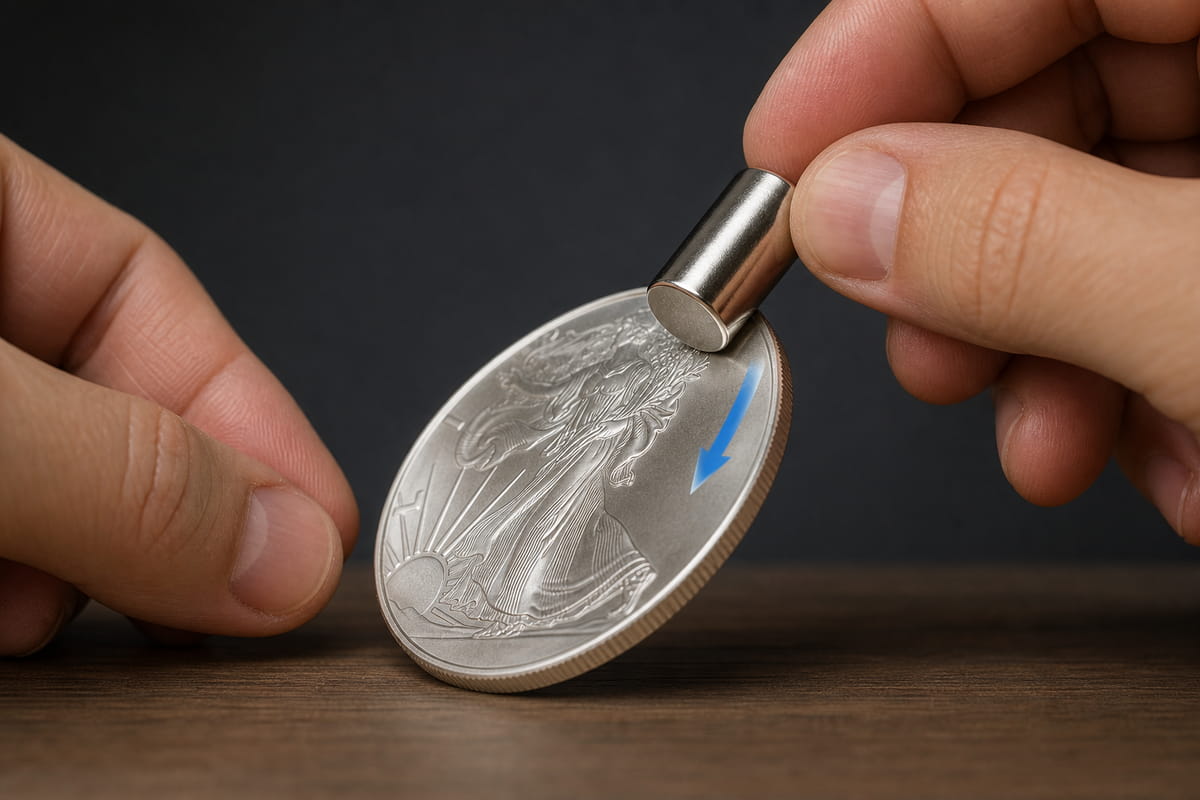 Ce qui attire les aimants : guide complet avec liste d'objets (2026) 14 Utilisation d'un aimant pour tester l'argent