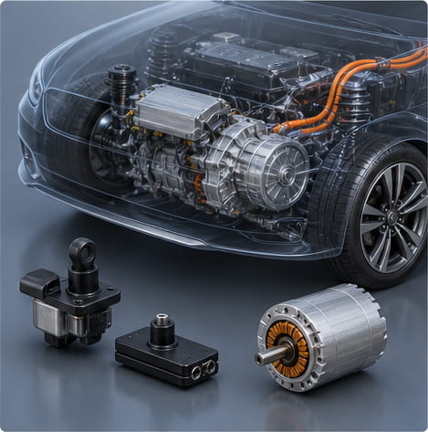 Aimant d'étanchéité pour l'industrie automobile