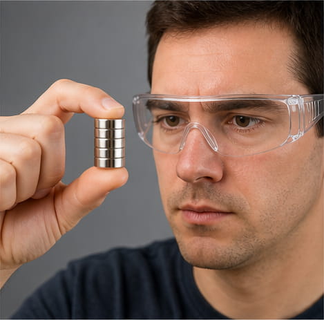 Portez des lunettes de protection