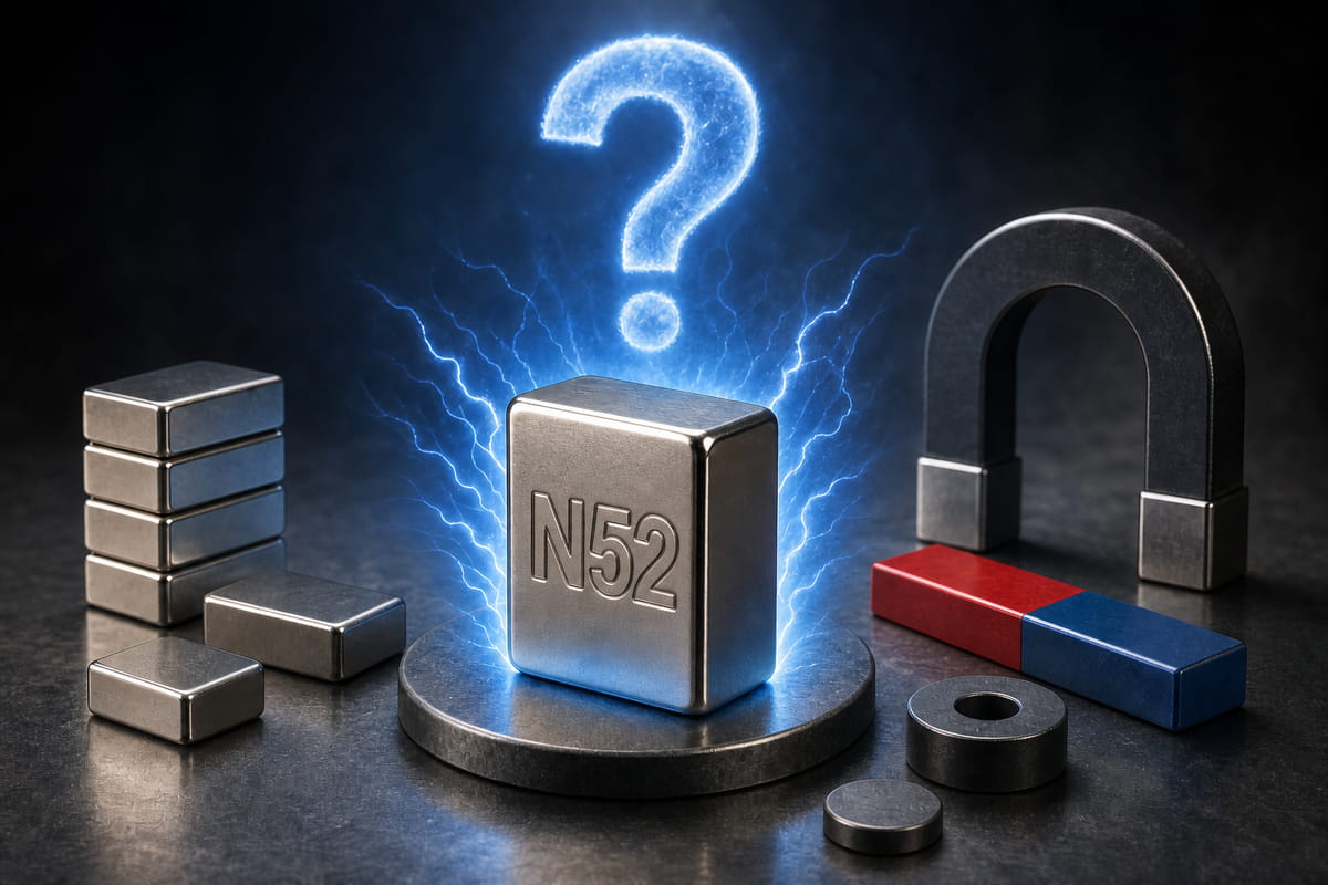 Le N52 est-il l'aimant le plus puissant ? La vérité n° 3 Le N52 est-il l'aimant le plus puissant ?