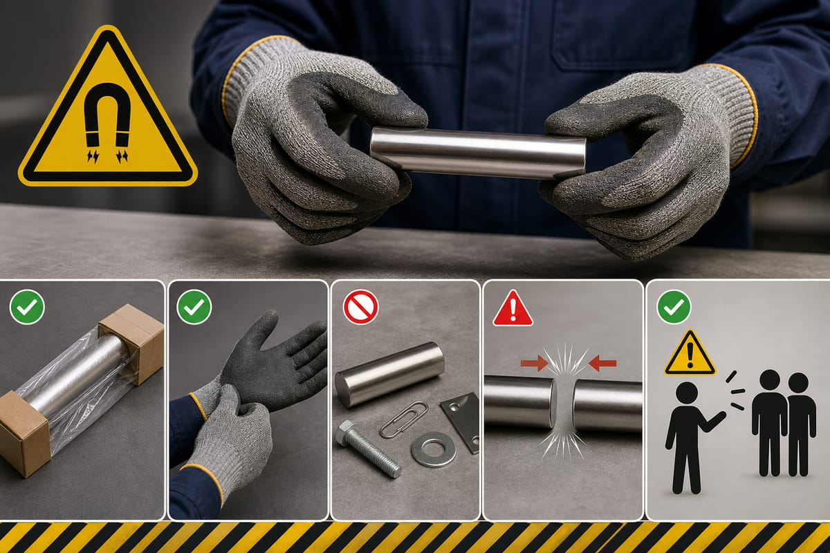 Conseils de sécurité pour la manipulation d’aimants puissants
