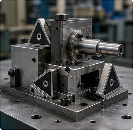 Aimant triangulaire pour applications industrielles et mécaniques