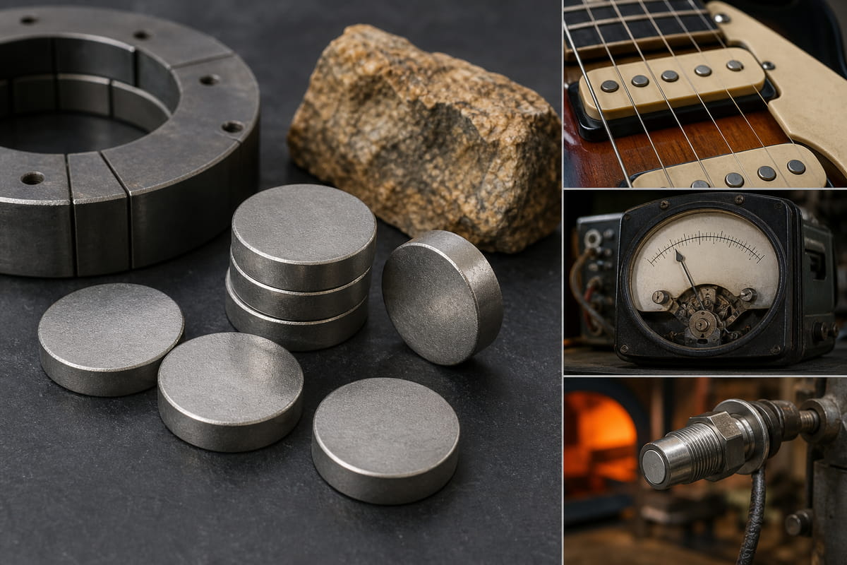 Aimants disques en alnico